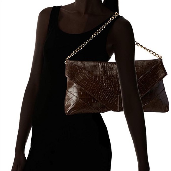 Foley + Corinna Georgina Large Clutch Tan no chain - Picture 7 of 7